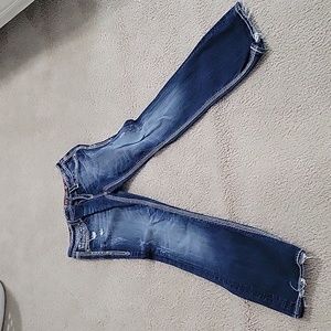 Gently used dark jeans